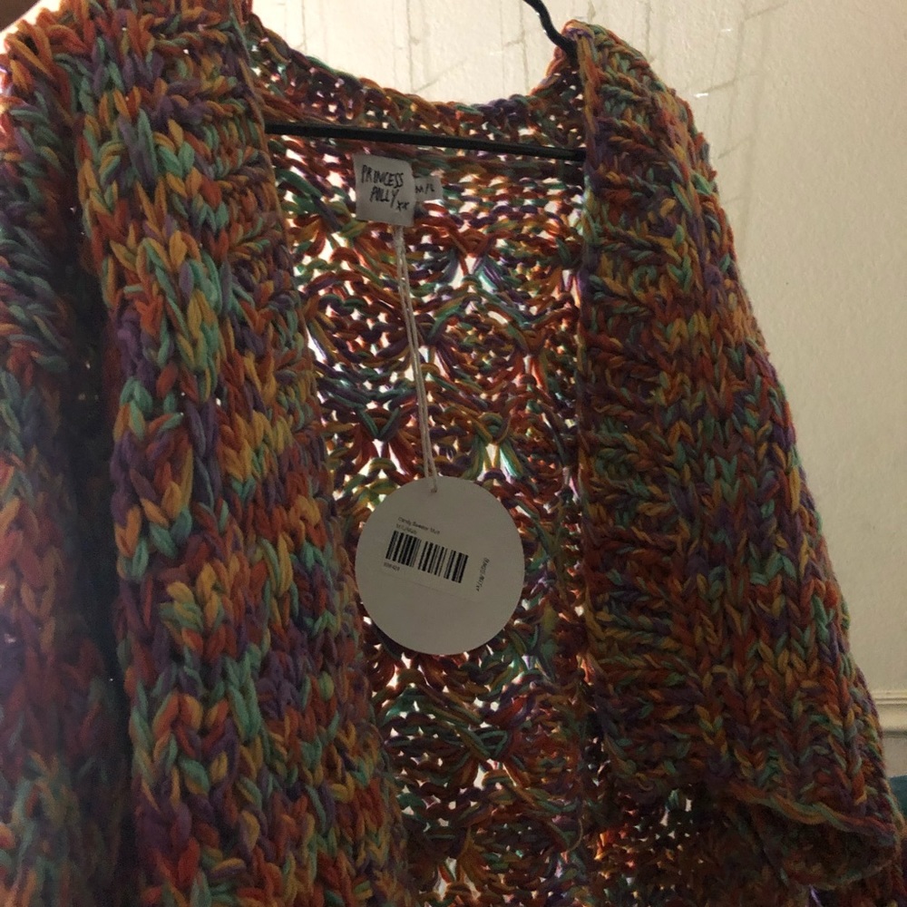 Princess Polly multi color sweater super cute 
 Brand new
 Size M/L